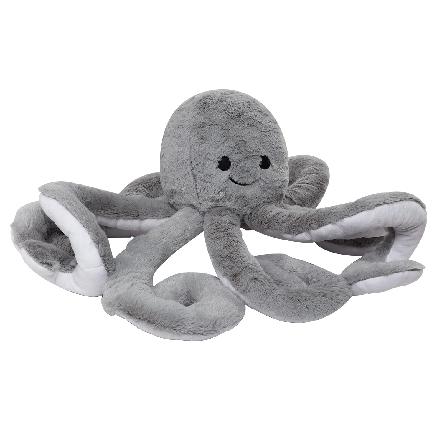 Webby Giant Realistic Stuffed Octopus Animals Soft Plush Toy, Grey
