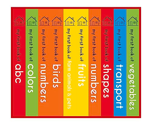 My First Library: Boxset of 10 Board Books for Kids [Board book] Wonder House Books