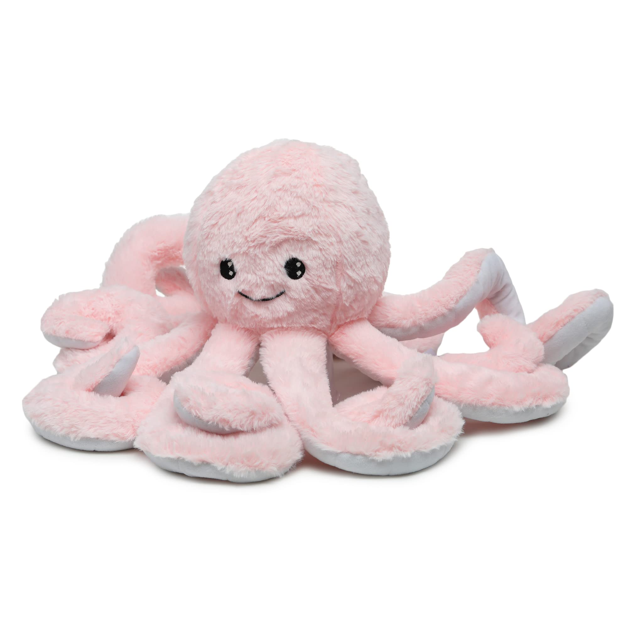 Webby Plush Giant Realistic Stuffed Octopus Animals Soft Toy, Pink