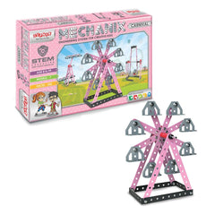 Mechanix Zephyr Carnival,Building Blocks,Construction Set,for Girls 6 Yr+,Pink