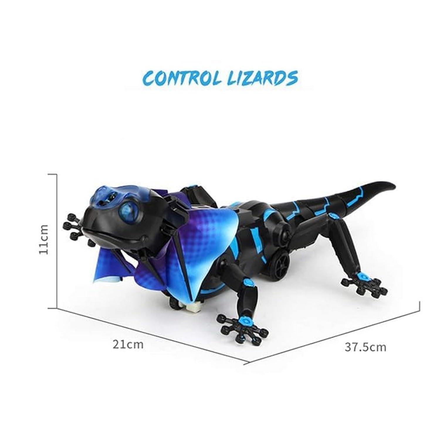 Infrared Remote Control Lizardbot 4 Modes RC Lizard Kids Toy Fake Lizard Fun Prank Toys for Kids and Adults Look House Practical Jokes and Trick Toys (Multi Color)