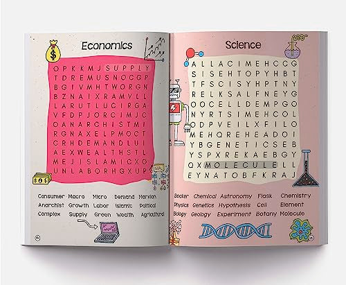 101 Word Search Activity Book: Large Grid Word Search Puzzles for Kids With Attractive Illustrations