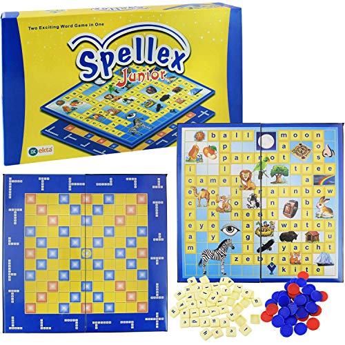 EKTA Spellex Junior Word Board Game, Kids, Multicolor