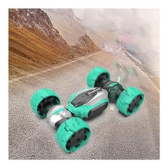 Stunt Motion Twisted RC Car, 2.4 GHz Remote Control Climbing Car 4WD Deformation with Music Dance Light Dual Sided (Colors May Vary)