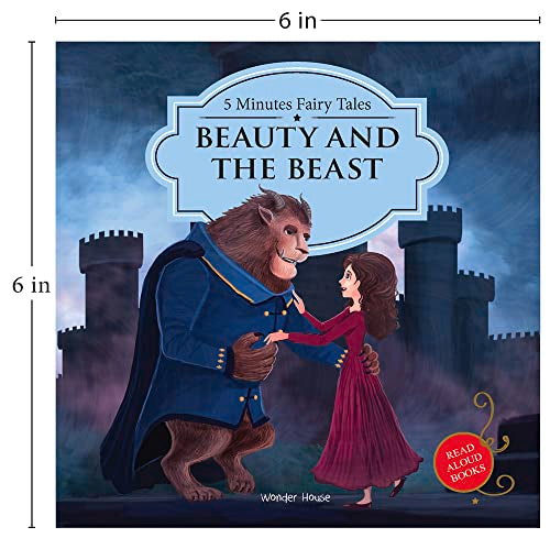 5 Minutes Fairy tales Beauty and the Beast : Abridged Fairy Tales For Children (Padded Board Books)