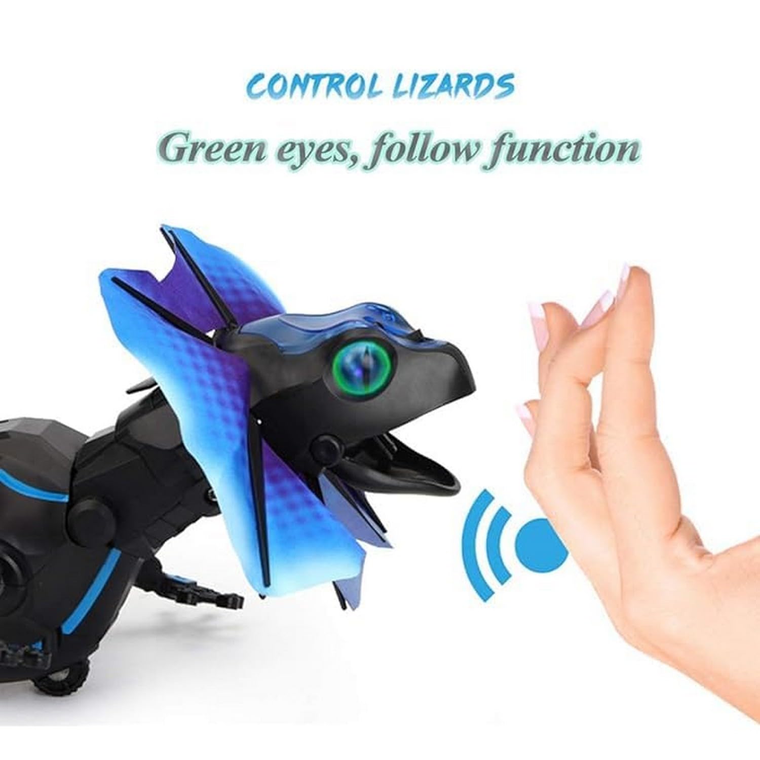 Infrared Remote Control Lizardbot 4 Modes RC Lizard Kids Toy Fake Lizard Fun Prank Toys for Kids and Adults Look House Practical Jokes and Trick Toys (Multi Color)