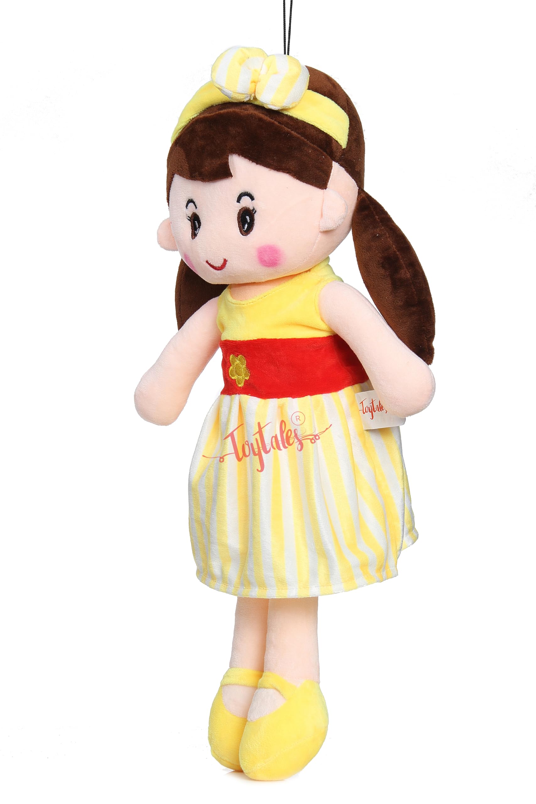Cute Super Soft Stuffed Doll Medium Size 60cm, Cuddly Squishy Dolls, Plush Toy for Baby Girls, Spark Imaginative Play, Safe & Fun Gift for Kids, Perfect for Playtime & Cuddling (Yellow)