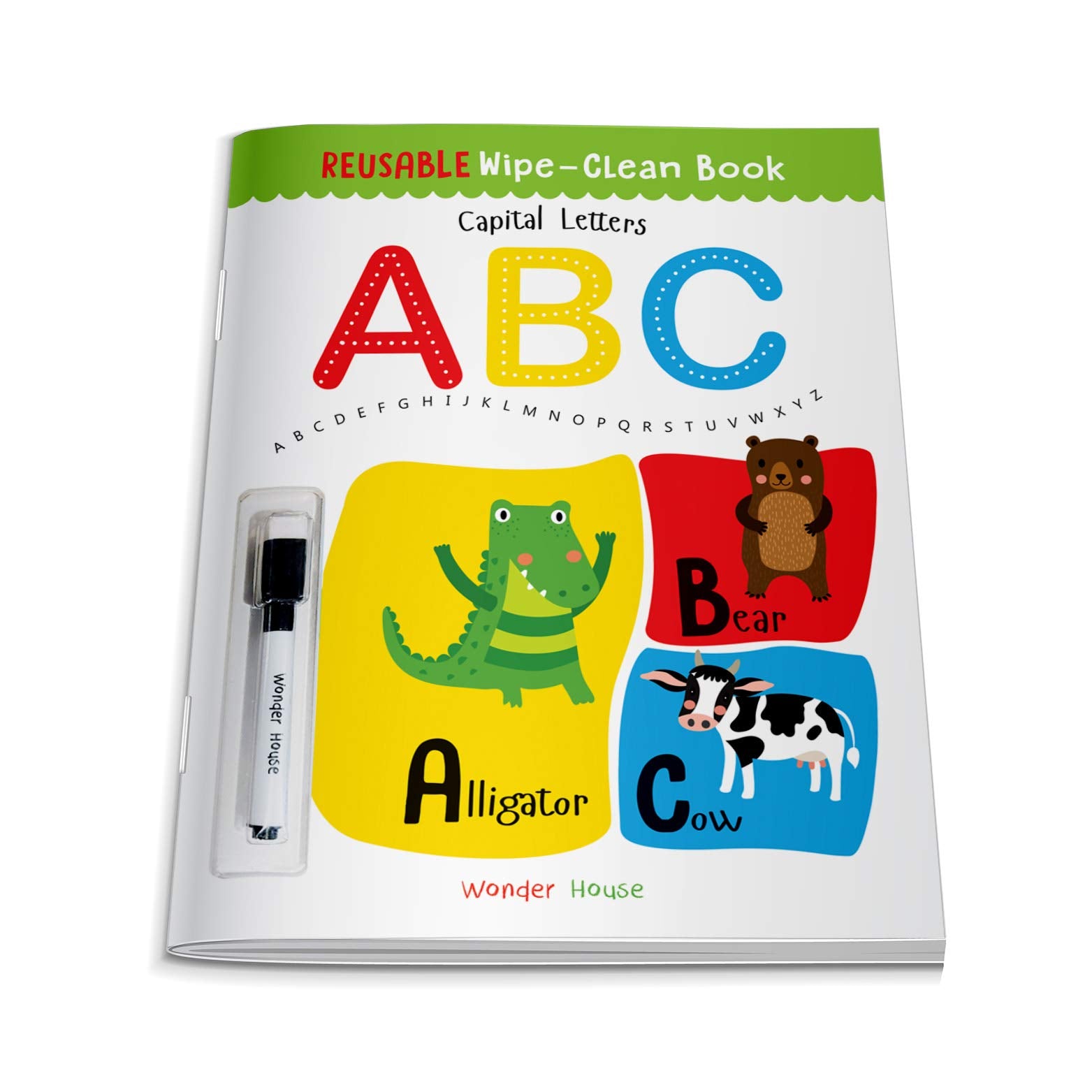 Reusable Wipe And Clean Book - Capital Letters : Write And Practice Capital Letters