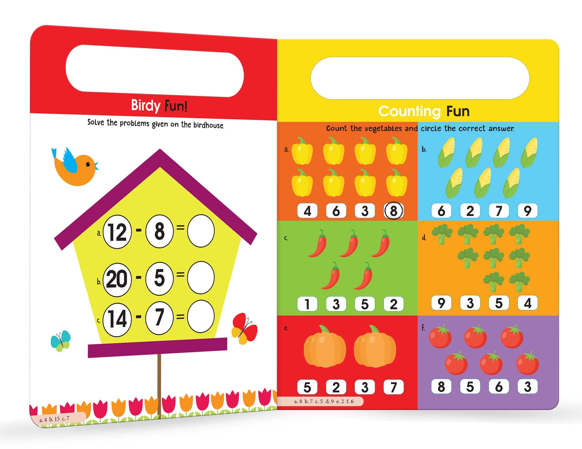 My Big Wipe And Clean Book of Add And Subtract for Kids Fun With Numbers [Board book] Wonder House Books