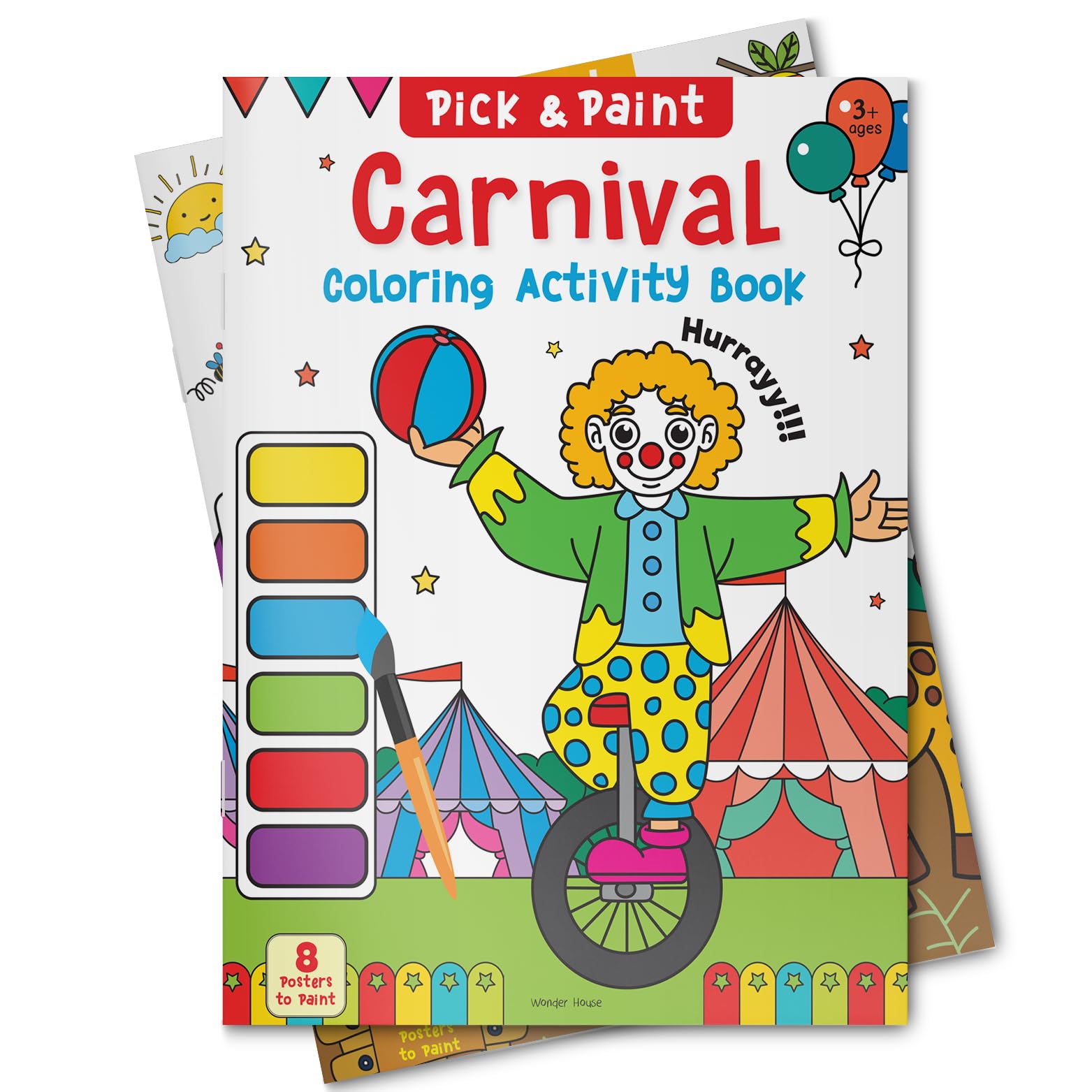 Carnival: Pick and Paint Coloring Activity Book