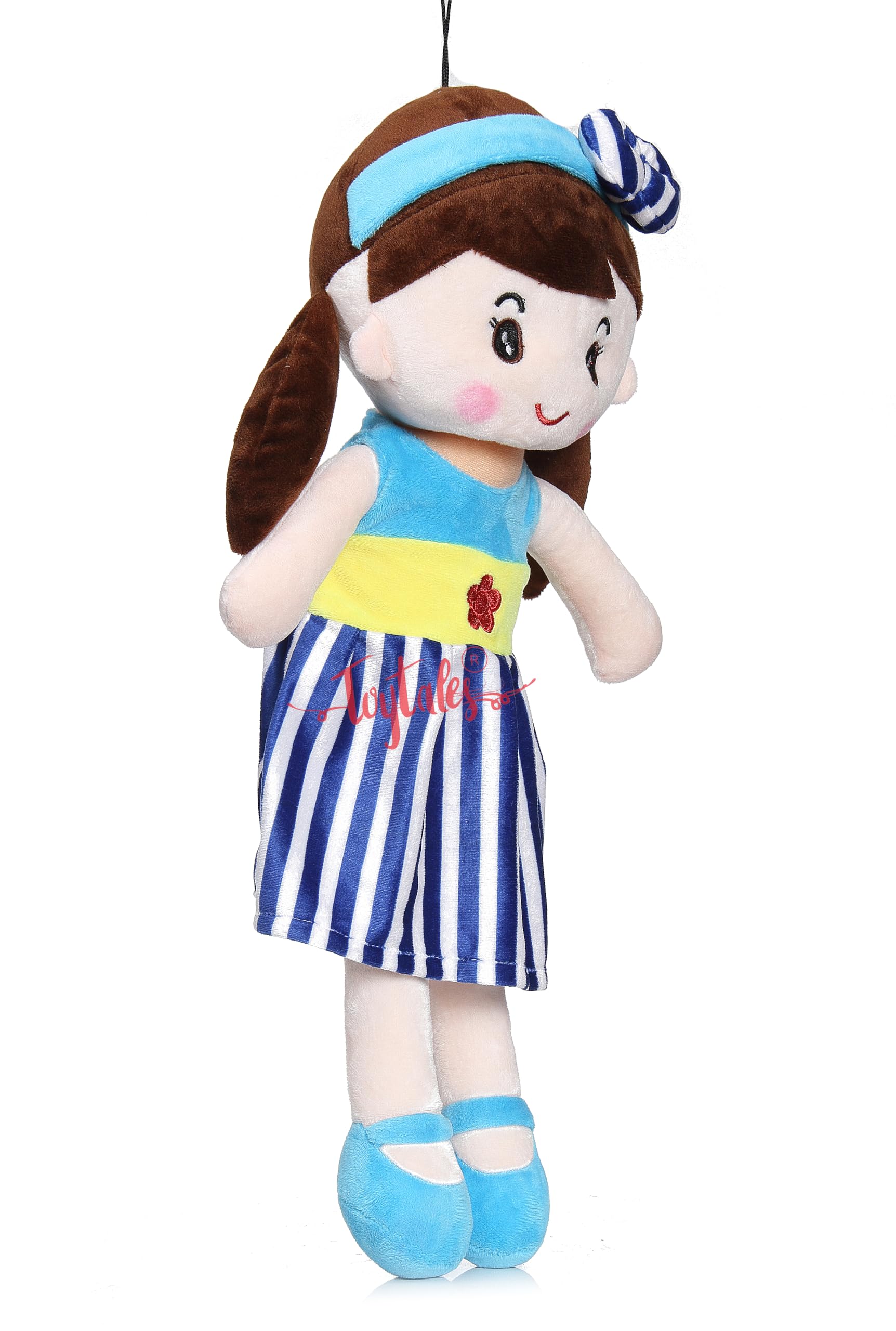 Cute Super Soft Stuffed Doll Medium Size 60cm, Cuddly Squishy Dolls, Plush Toy for Baby Girls, Spark Imaginative Play, Safe & Fun Gift for Kids, Perfect for Playtime & Cuddling (Blue)