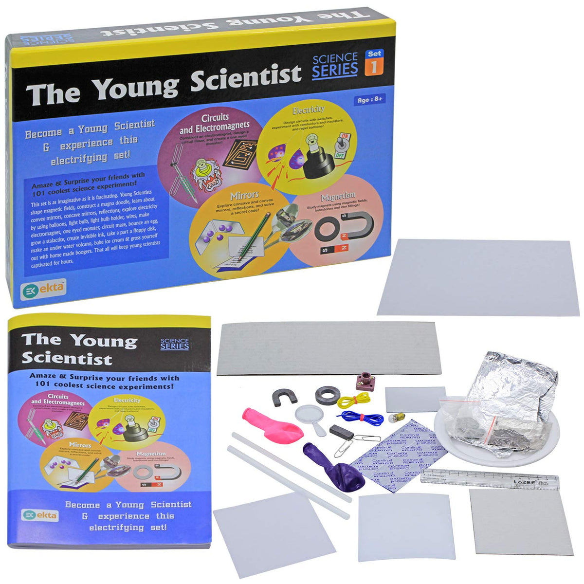 Ekta The Young Scientist Series 1 Set Part Science Kit 101 Experiments, Multi Color