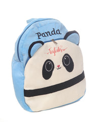 TOYTALES Kids Cute Round Panda Bag |Backpack for Nursery Chlidren, Soft Velvet Cartoon Animal Plush | Mini Travel Bags for Baby Girl & Boy | Ideal for Girls, Boys & Toddlers (2-5 Years)