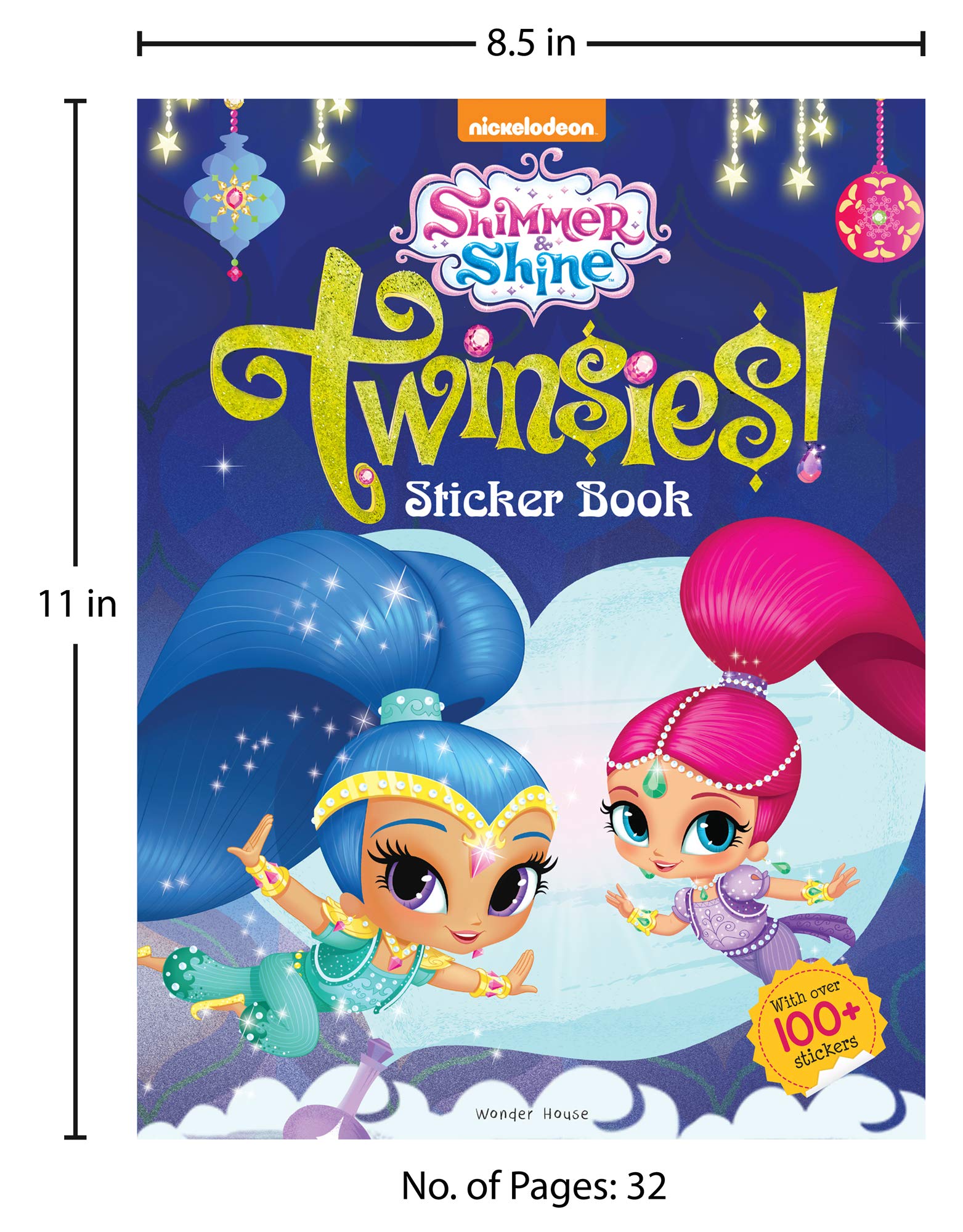 Twinsies - Sticker Book For Kids (Shimmer And Shine)