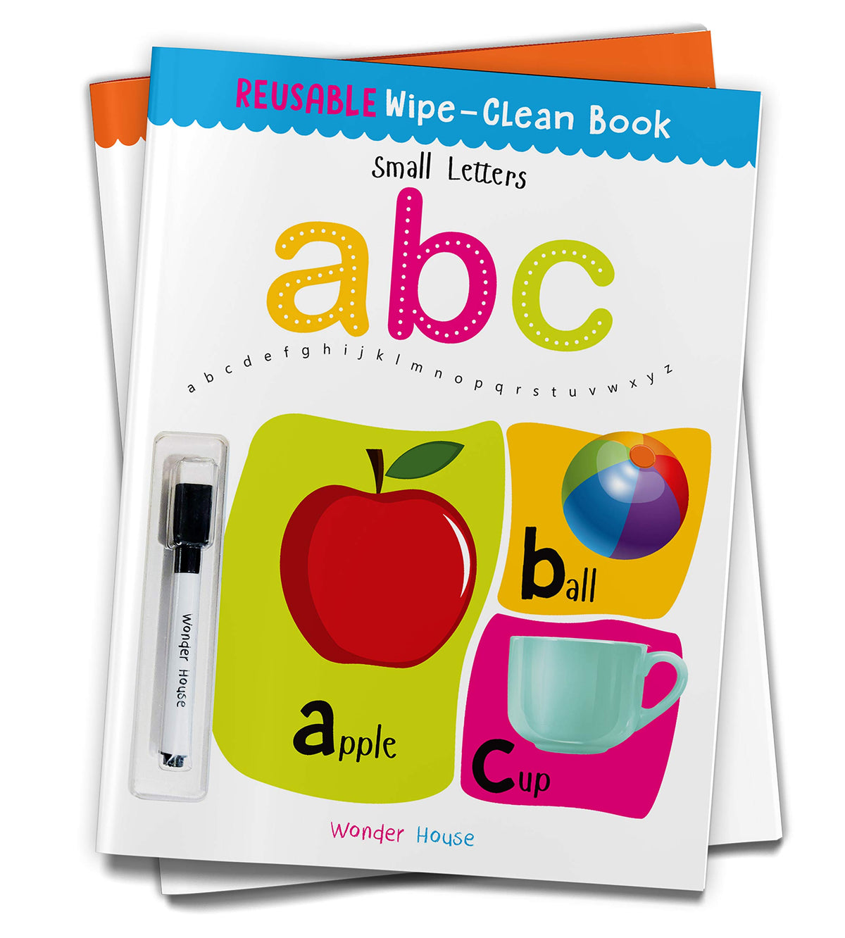 Reusable Wipe And Clean Book - Small Letters : Write And Practice Small Letters