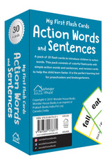 My First Flash Cards: Action Words and Sentences (Flash Cards For Children)