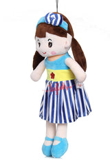 Cute Super Soft Stuffed Doll Medium Size 60cm, Cuddly Squishy Dolls, Plush Toy for Baby Girls, Spark Imaginative Play, Safe & Fun Gift for Kids, Perfect for Playtime & Cuddling (Blue)