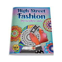 High Street Fashion: Coloring Book For Adults