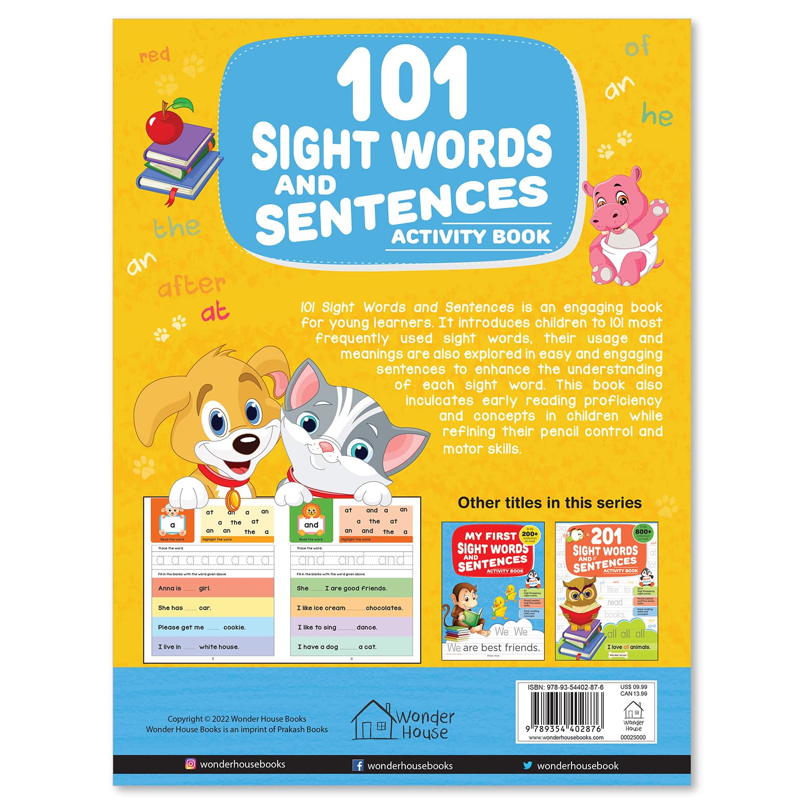 101 Sight Words And Sentence (With 400+ Sentences To Read) (101 Fun Activities)