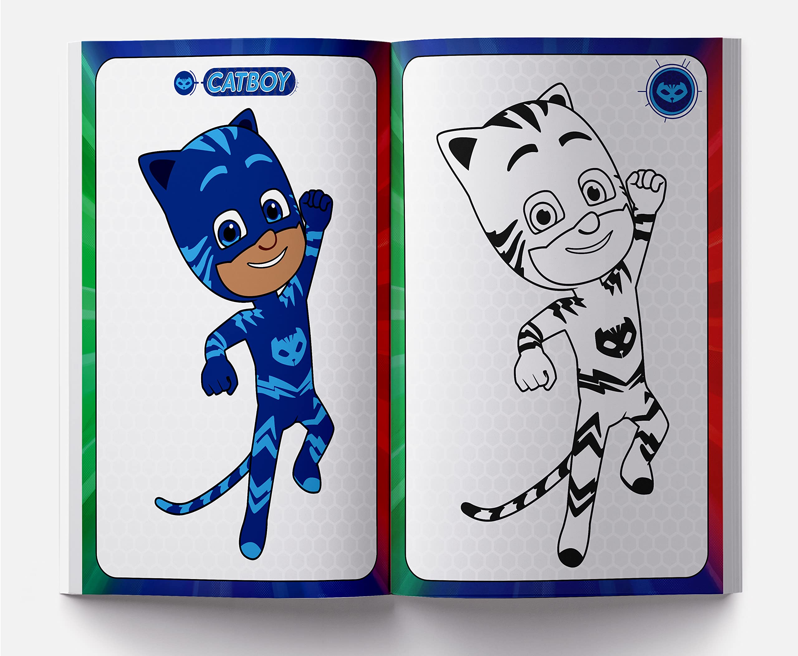 Its Time to be a Hero: PJ Masks - Giant Coloring Book For Childre