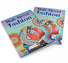 High Street Fashion: Coloring Book For Adults