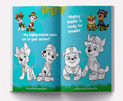 Jungle Adventure! : Paw Patrol Giant Coloring Book For Kids