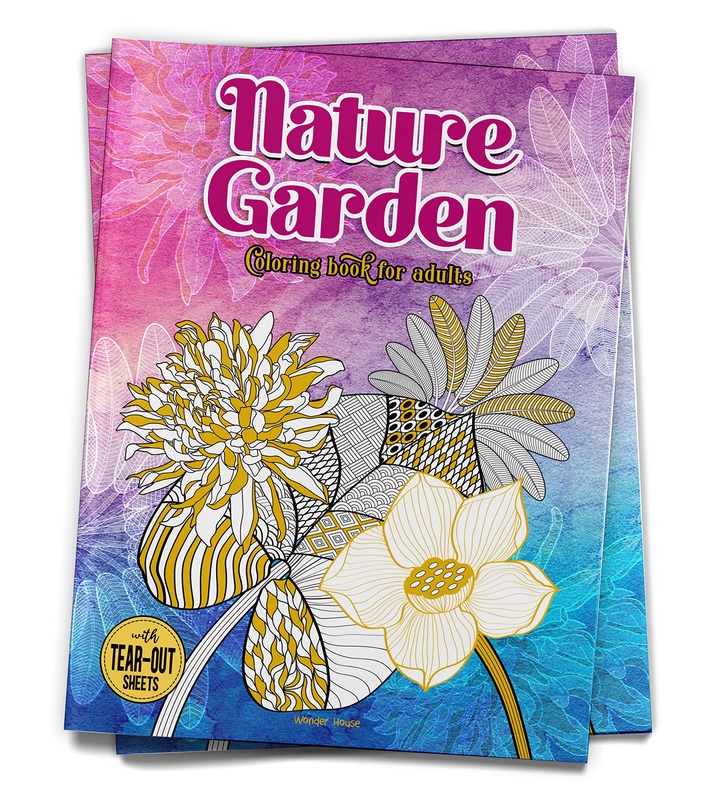 Nature Garden: Coloring Book For Adults