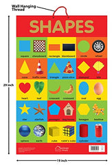 Shapes - Early Learning Educational Posters For Children: Perfect For Kindergarten, Nursery and Homeschooling (19 Inches X 29 Inches)