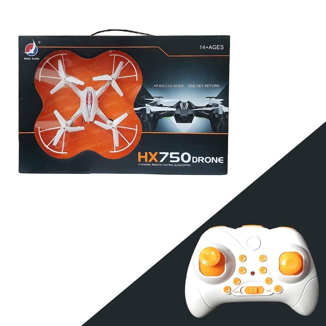 Hx-750-Quadcopter-Drone-without-camera-360-Degree-movable-stunt-Drone-for-kids-Small-Size-RC-Aero-craft-Drone-Without-Camera-Unbreakable-Material-(Multicolor)