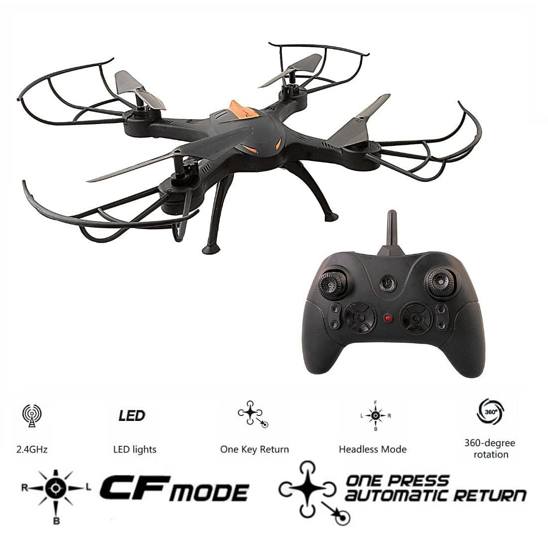 Phantom Drone 2.4GHz 6 Axis Gyro 360° Flip Stunt Remote Control Drone with One-Key Return